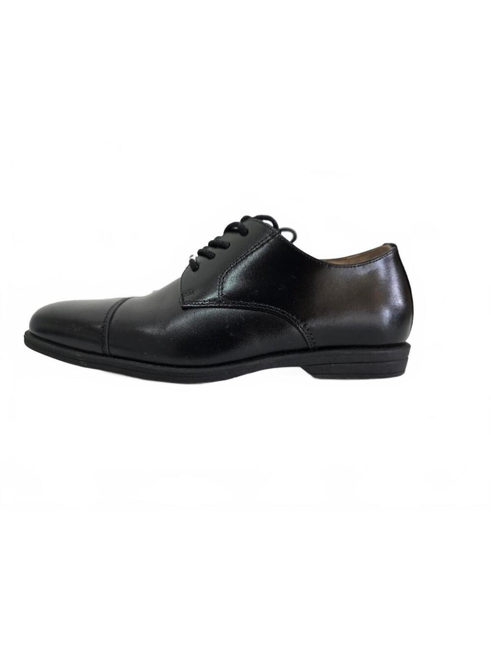Florsheim Kids Reveal cap toe oxford shoes WORN ONCE Black Size 3.5 Lace up - Picture 4 of 10